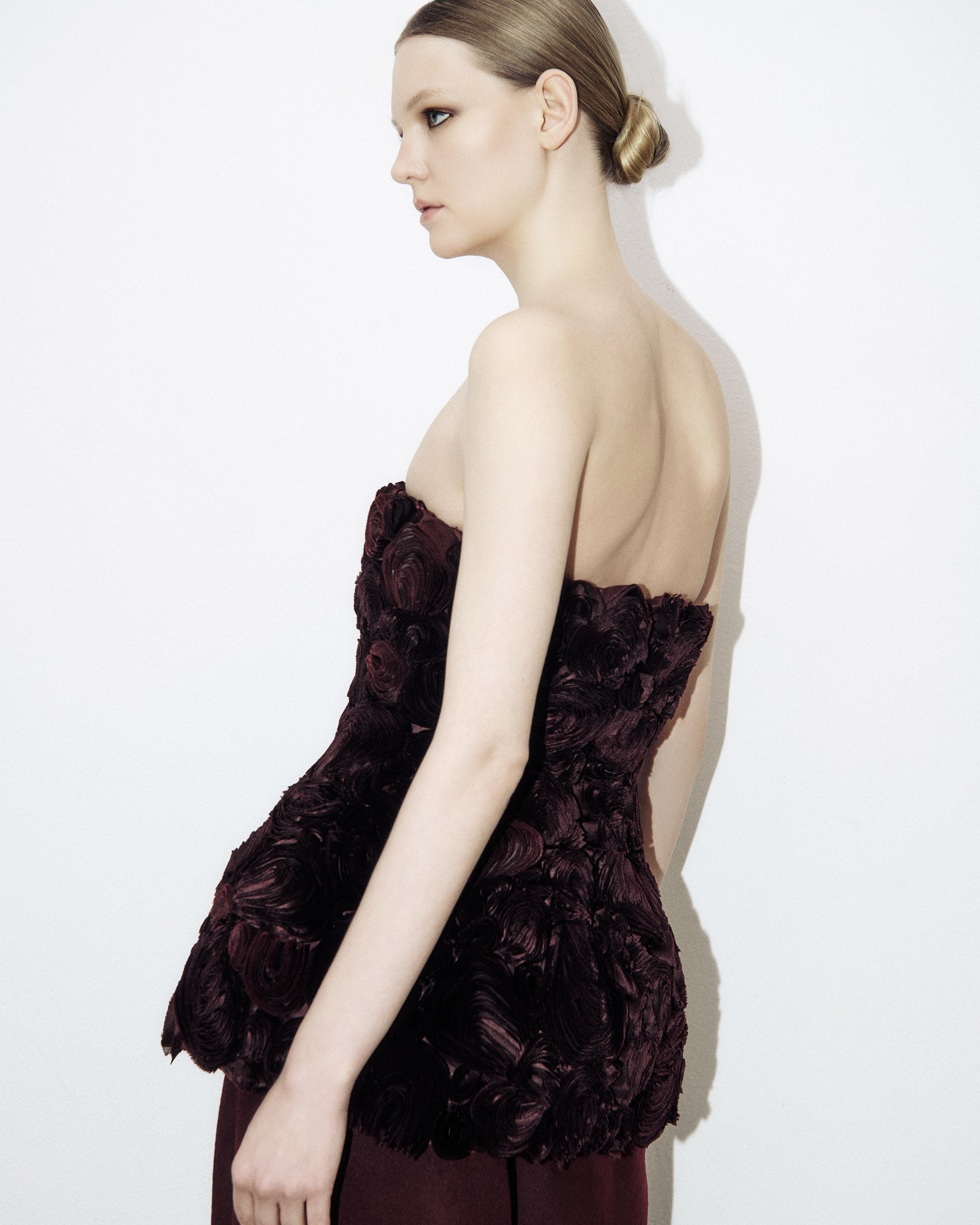 Couture Silk Boli Top & Triple Pleat Tailored Trousers