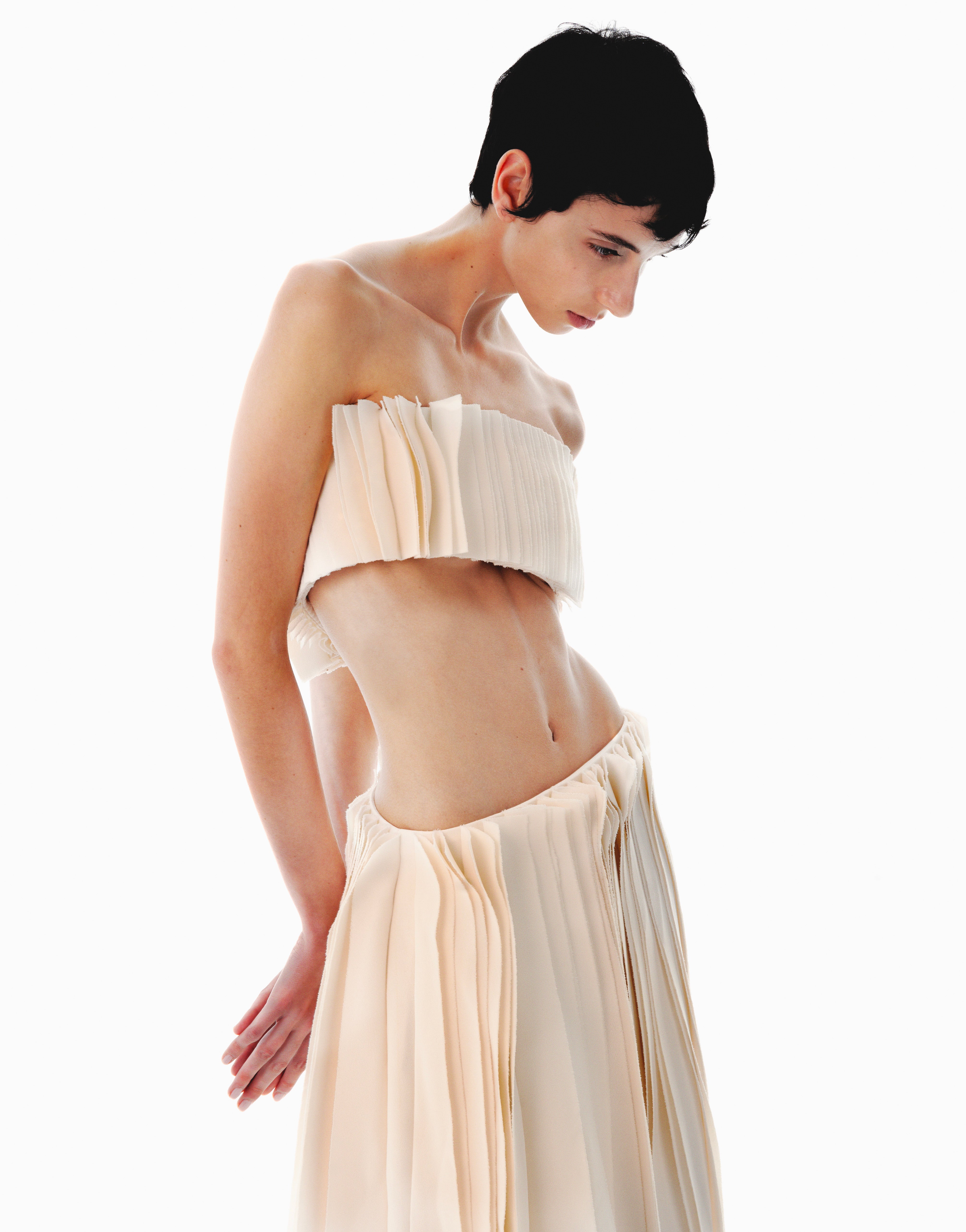 Two-Piece Bandeau top and Skirt set