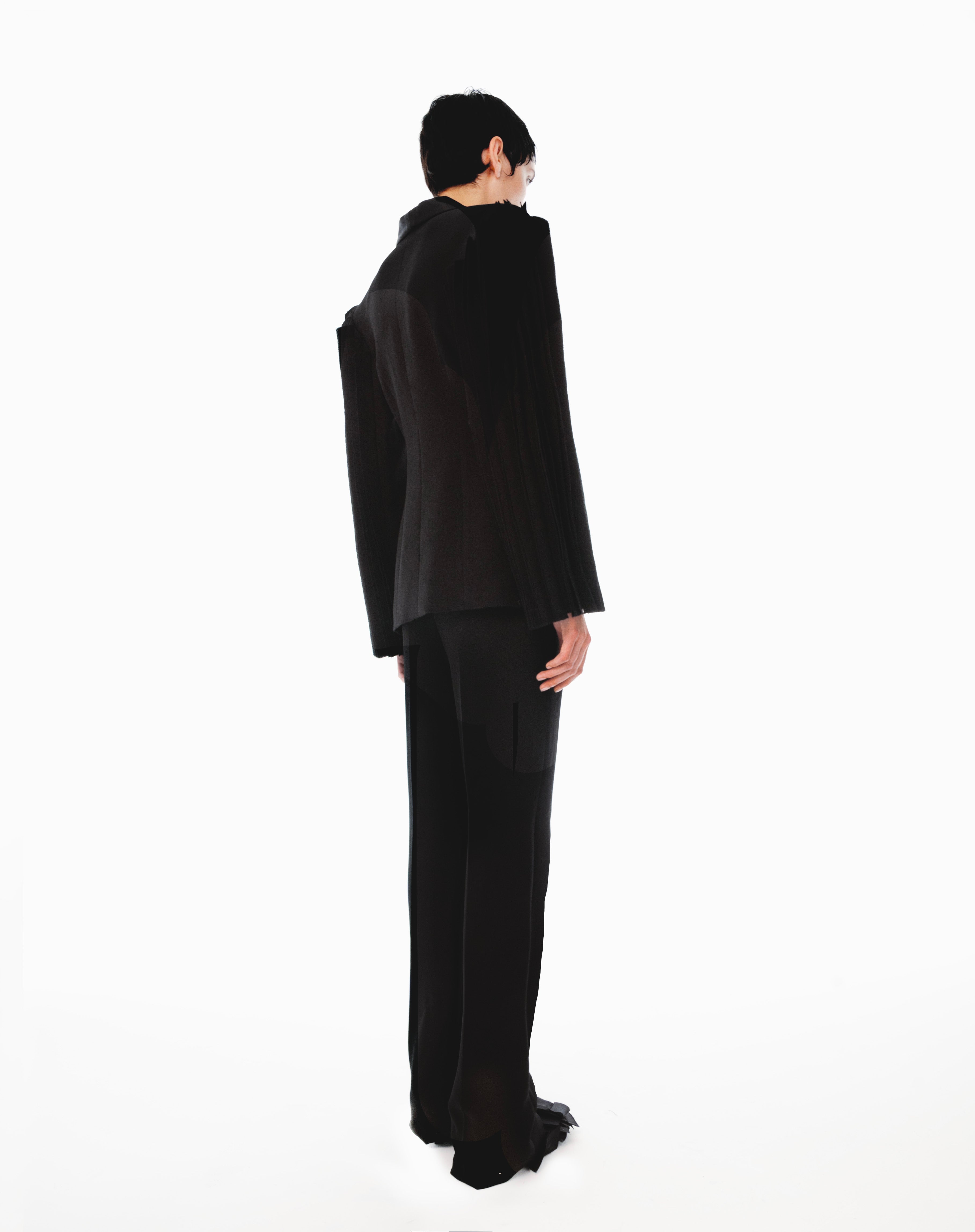 Two-Piece Tuxedo Style Suit