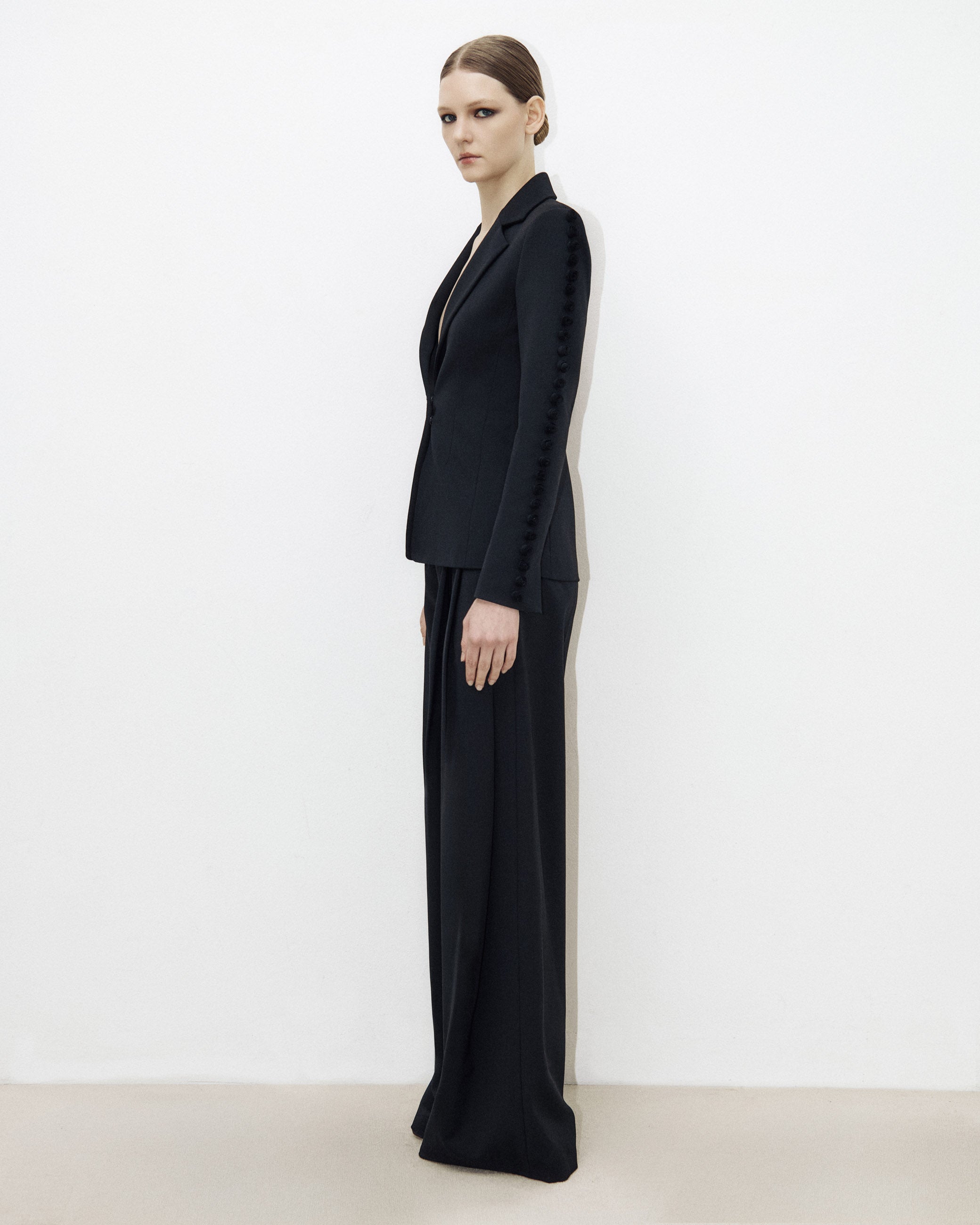 Boli Embroidered Tailored Jacket & Triple Pleat Tailored Trouser